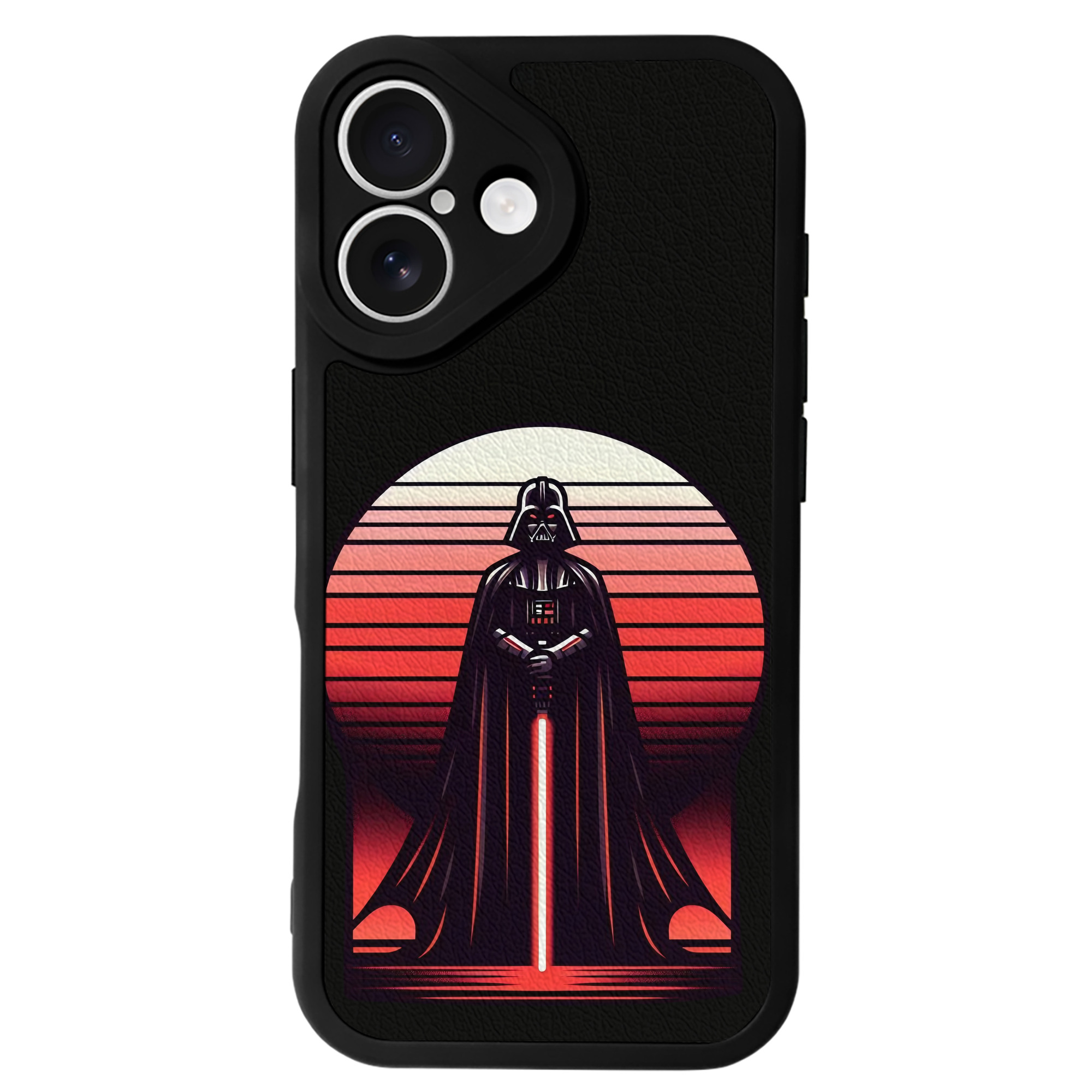（画像用） スター・ウォーズ Star Wars 【iPhone 16シリーズ対応】シリコンスマホケース（レザー調） 材質：シリコン